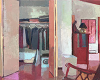 Carole Rabe Painting - Bedroom Closet