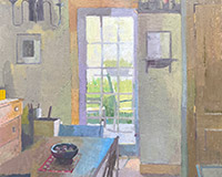 Carole Rabe Painting - Light Through Back Door