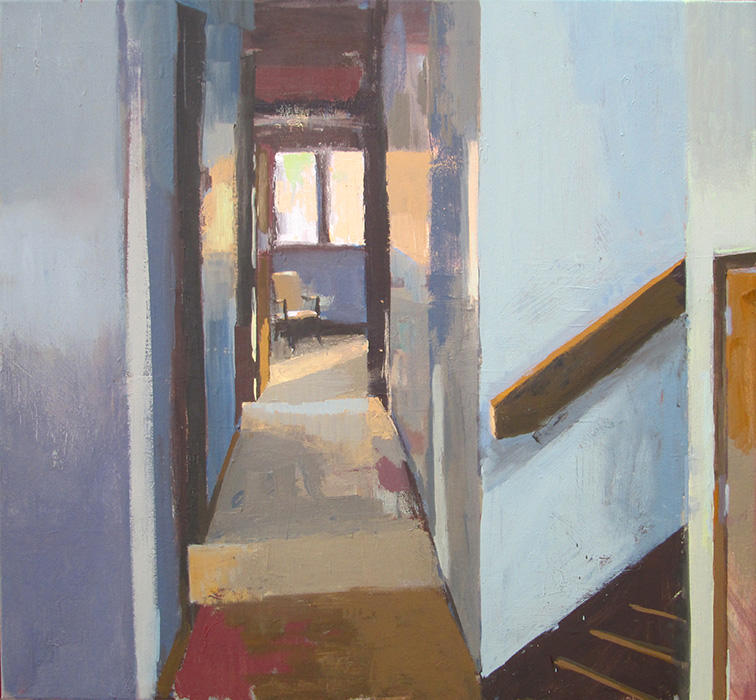 Carole Rabe Painting - Chair at End of Hallway
