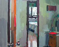 Carole Rabe Painting - View to Bedroom