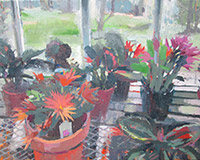 Carole Rabe Painting - Spring Cactus
