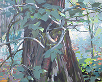 Carole Rabe Painting -Poison Ivy Strangling Tree