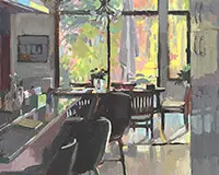 Carole Rabe Painting - Kitchen in the Afternoon