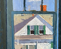 Carole Rabe Painting - Rockport Window