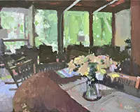 Carole Rabe Painting - Late Summer Flowers