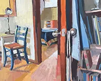 Carole Rabe Painting - Studio Door