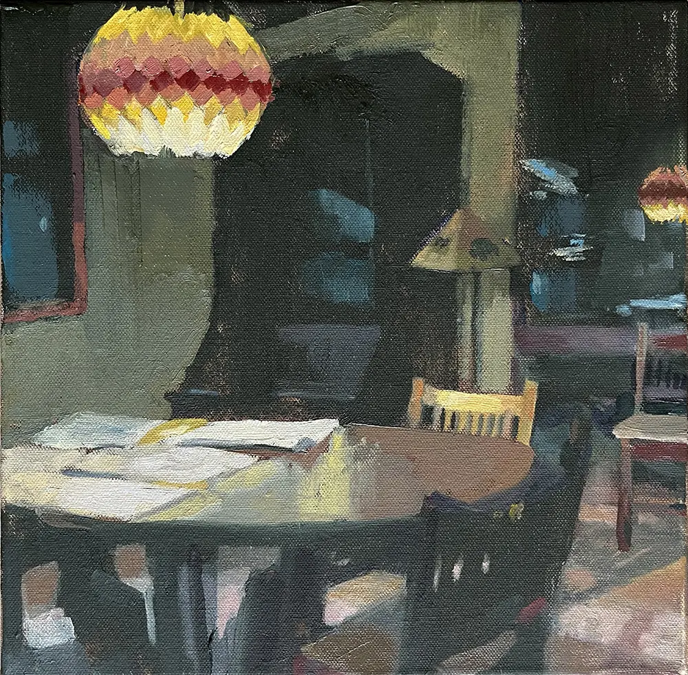 Late Night at the Dining Table
