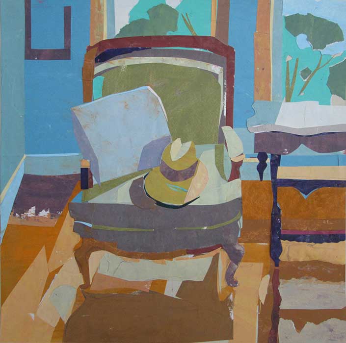 Straw Hat on Chair