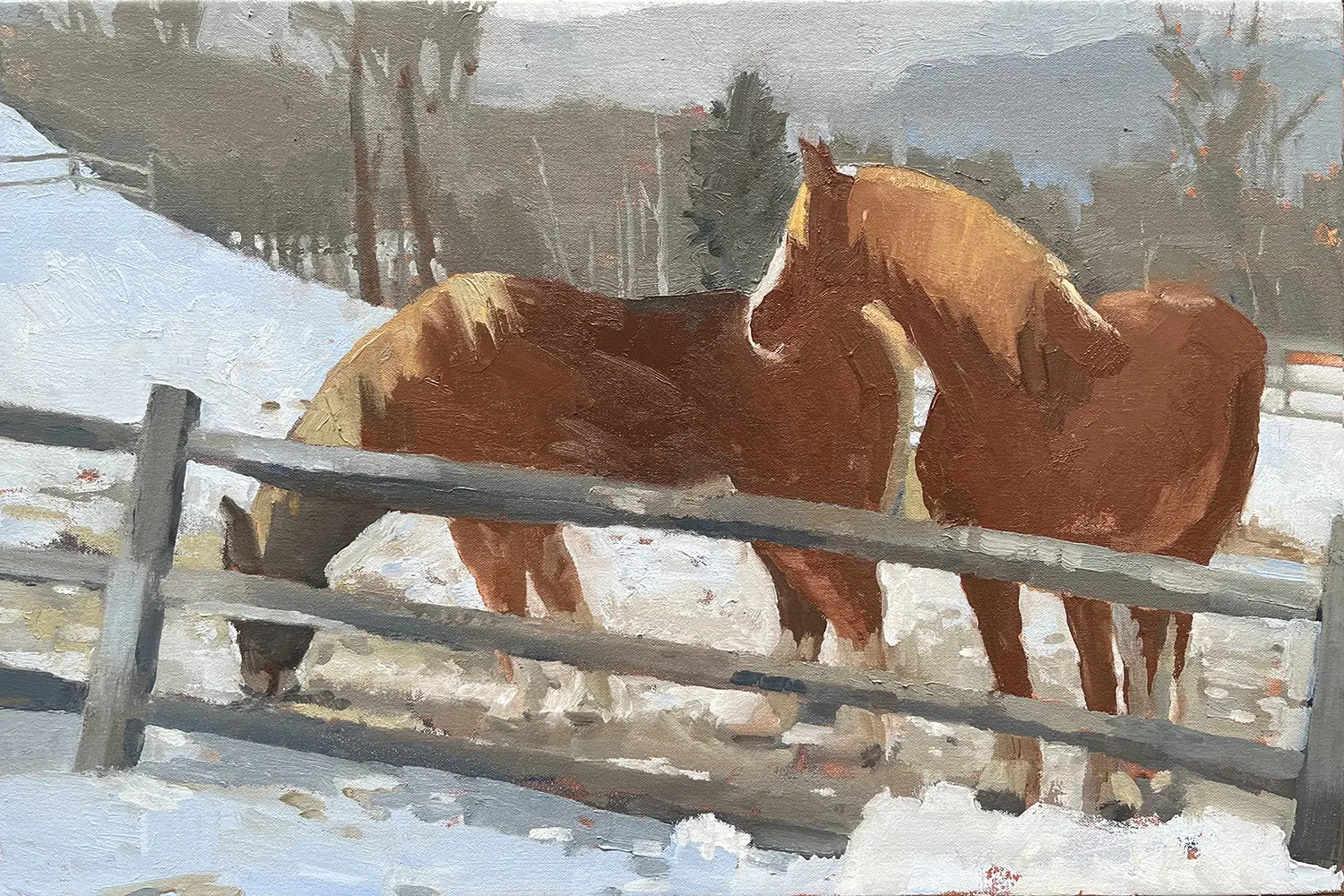 Two Red Horses